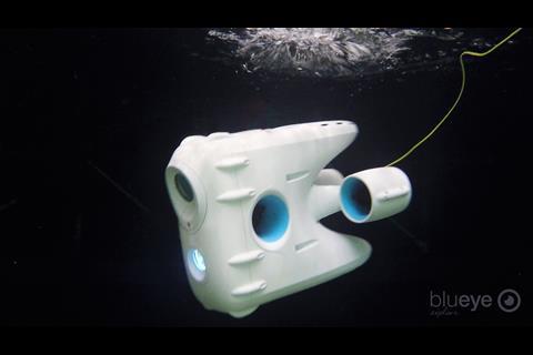 Cost-effective drones like this could work as a swarm. Photo: Blueye